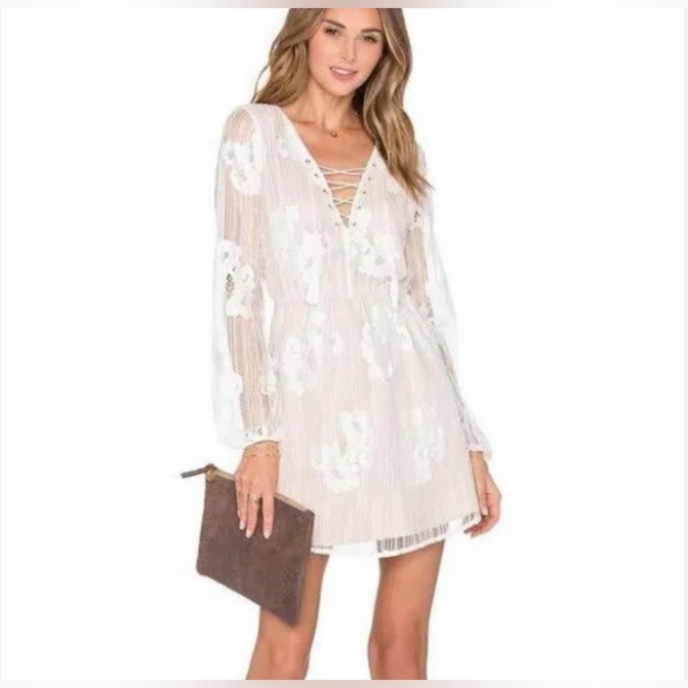 Lovers + Friends‎ Haiden Mini Dress Women’s XS Ivory